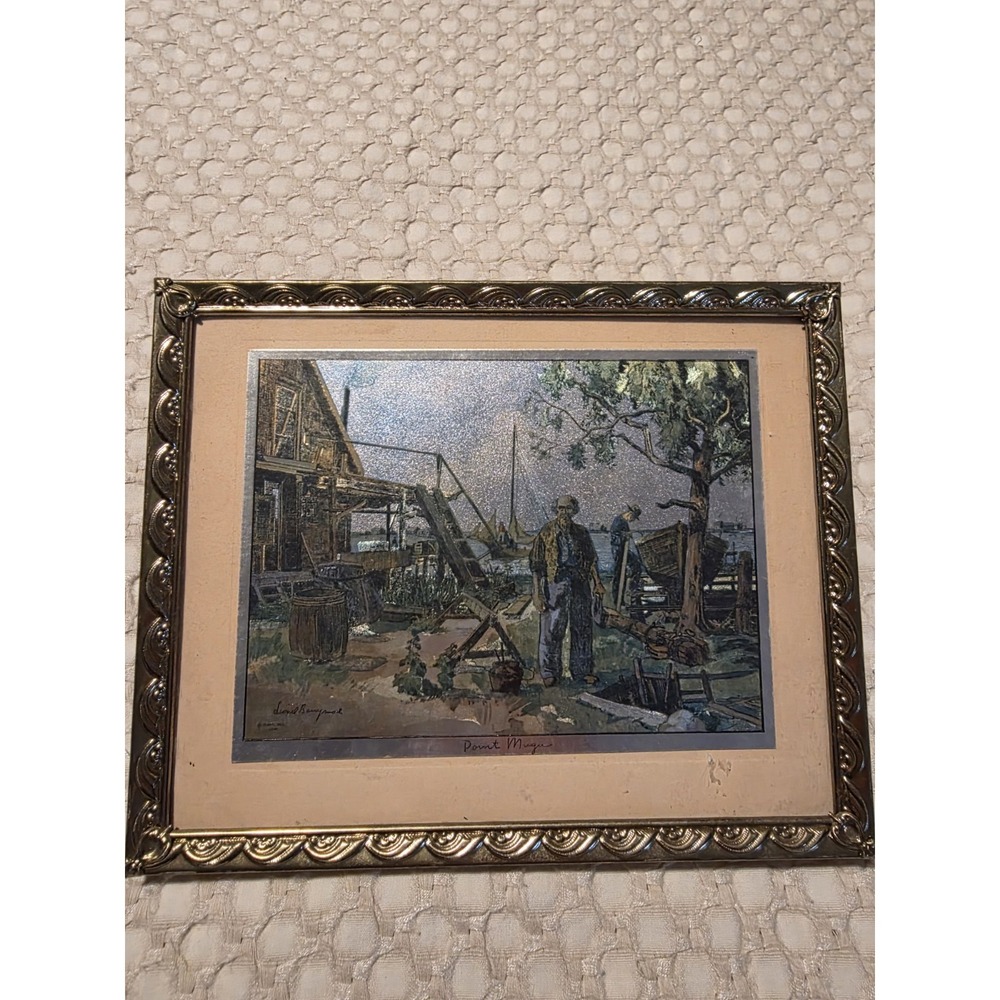 VTG Lionel Barrymore Color Etching  Foil "Point Mugu" Rare Find‎